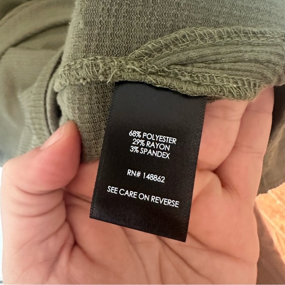 Torrid Green At The Knee Slub Rib Side Slit T-Shirt Dress Size 1 1X 14-16 - Picture 11 of 11